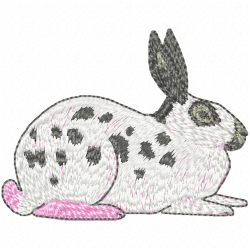 Rabbits Embroidery Design 9 Rabbits Embroidery Design 9